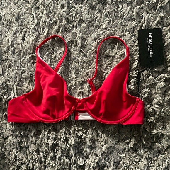 Red Bathing Suit top - Picture 1 of 4